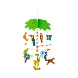 goki Holzmobile Palme - bunt