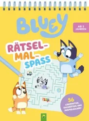 Bluey Rätsel-Mal-Spaß