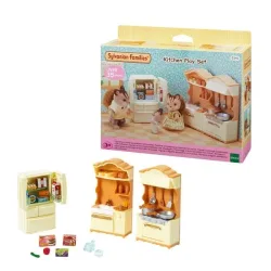 Sylvanian Families - Landhaus Küche mit Kühlschrank, Multicolor