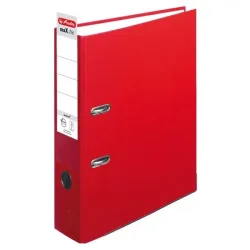 herlitz maX.file Ordner DIN A4 80 mm Rot 2 Ringe Pappkarton, PP (Polypropylen) Texturiert Hochformat