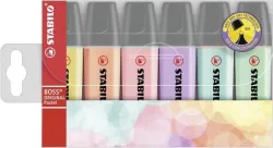 STABILO Textmarker BOSS Pastell 70/6-2 6er Etui