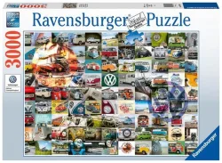 Ravensburger - Puzzle 99 VW Bulli Moments, 3000 Teile, Multicolor
