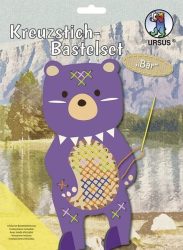 URSUS® Kreuzstich-Bastelset BÄR 3-teilig