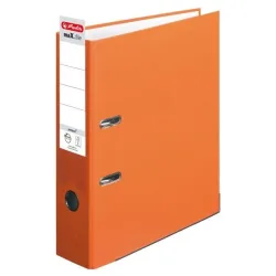 herlitz maX.file Protect Ordner A4 80 mm Orange 2 Ringe Pappkarton, PP (Polypropylen) Texturiert