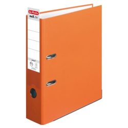 herlitz maX.file Protect Ordner A4 80 mm Orange 2 Ringe Pappkarton, PP (Polypropylen) Texturiert