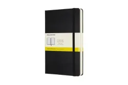 MOLESKINE Notizbuch HC L/A5 628011 kariert, schwarz, 240 Seiten