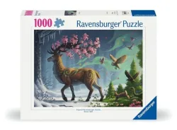 Ravensburger - Puzzle Der Hirsch als Frühlingsbote, 1000 Teile, Multicolor