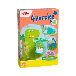 4 erste Puzzles - Dinos