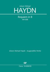 Requiem in B-Dur MH 838, Klavierauszüge