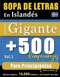 Sopa De Letras En Islandés Formato Gigante