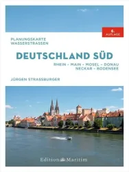 Planungskarte Wasserstraßen Deutschland Süd