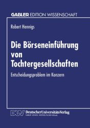 Die Börseneinführung von Tochtergesellschaften