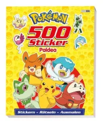 Pokémon: 500 Sticker Paldea - Stickern - Rätseln - Ausmalen
