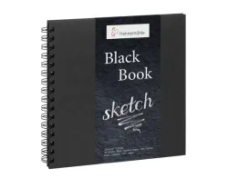 Hahnemühle Papier Black Book, 23,5 x 23,5 cm, 250 g/m²