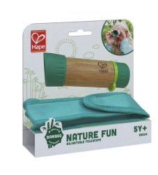 Hape Kinder-Teleskop NATURE FUN 2-teilig verstellbar aus Bambus