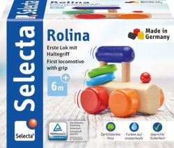 Selecta Schiebespielzeug Lok Rolina