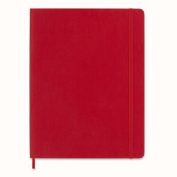 Moleskine Notizbuch Xlarge, Liniert, Soft Cover, Scharlachrot