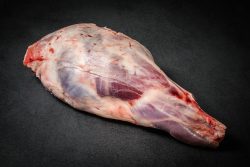 Irish Lammgigot mit Bein mit Huft