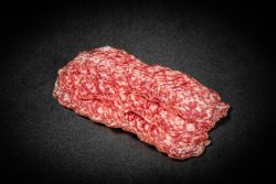 Bio Knospe Salami Schwein und Rind geschnitten