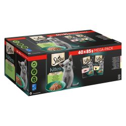 Sheba Multipack Mega-Pack Kitten in Sauce Feine Vielfalt mit Lachs, mit Huhn MSC 40x85 g