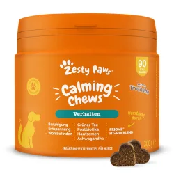 Zesty Paws Calming Chews Truthahn - Sparpaket: 2 x 90 Kautabletten