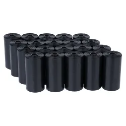 zooplus basics Hundekotbeutel schwarz - 40 Rollen à 15 Beutel (600 Beutel)