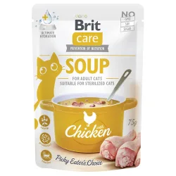 Sparpaket Brit Care Suppe für Katzen 30 x 75 g - Huhn