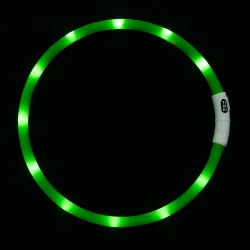 TIAKI USB-LED-Silikonring Spark - grün