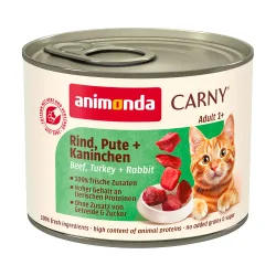 Sparpaket animonda Carny Adult 24 x 200 g - Mix 4 (2 Sorten)