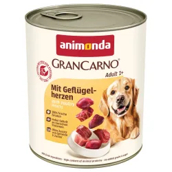 Sparpaket animonda GranCarno Original 12 x 800 g - mit Geflügelherzen