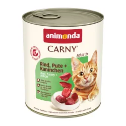 Sparpaket animonda Carny Adult 24 x 800 g - Rind, Pute + Kaninchen