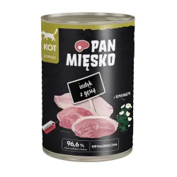 Sparpaket Pan Mi?sko Cat 24 x 400 g - Truthahn mit Gans