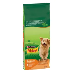 Purina FRISKIES Balance Hund mit Huhn, Rind und Gemüse - 12 kg
