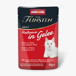 Sparpaket Animonda Vom Feinsten Adult Raffinesse in Gelee 48 x 85 g - reich an Huhn mit Rind