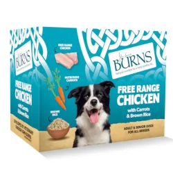 Burns Freilandhuhn mit Karotten & braunem Reis - 6 x 395 g