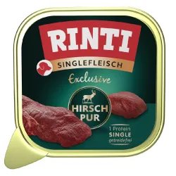 Sparpaket RINTI Singlefleisch Exclusive 30 x 150 g - Hirsch