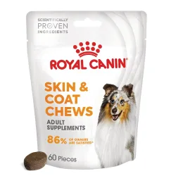 Royal Canin Skin & Coat Adult Supplement Kausnacks - Sparpaket: 2 x 240 g (60 Stück)