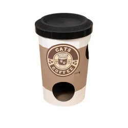 TIAKI Kratzhöhle Starcats Coffee - Ø 47 x H 75 cm