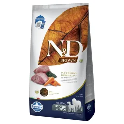 Farmina N&D Dog Brown Adult Medium & Maxi mit Lamm, Karotte & Spirulina - Sparpaket: 2 x 7 kg