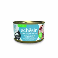 Sparpaket Schesir Complete Nutrition Filet in Gelee 24 x 85 g - Thunfisch mit Wolfsbarsch