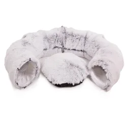 Canadian Cat Company Donut-Tunnel inkl. Liegekissen - ca. Ø 80 x H 26 cm