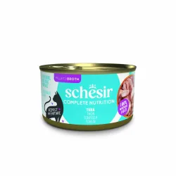 Schesir Complete Nutrition Filet in Brühe 6 x 85 g in Dosen - Thunfisch