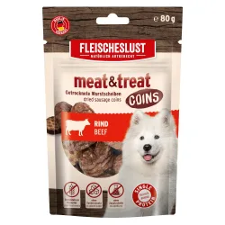 Fleischeslust Meat & Treat Coins - Rind (80 g)