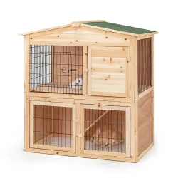 Lionto Kaninchenstall NatureLodge - L 98 x B 54 x H 100 cm