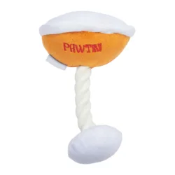 Beeztees Hundespielzeug Pawtini, orange/weiss - L 18 x B 13 x H 12 cm