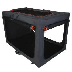 Faltbare Nylonbox Alu deluxe - Grösse M: B 50,5 x T 76 x H 48 cm