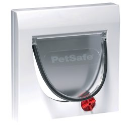 PetSafe 4-Wege Katzenklappe mit Tunnel weiß