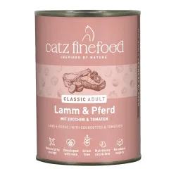 Sparpaket catz finefood 12 x 400 g - Lamm & Pferd