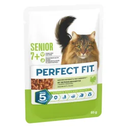 Perfect Fit Frischebeutel Senior - Sparpaket: Truthahn & Karotten (24 x 85 g)
