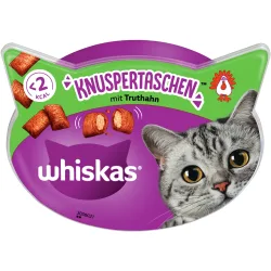 Whiskas Knuspertaschen - Sparpaket: Lachs 4 x 180 g